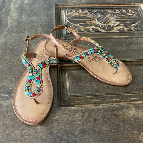 naughty monkey | Shoes | Naughty Monkey Leather Sandals | Poshmark